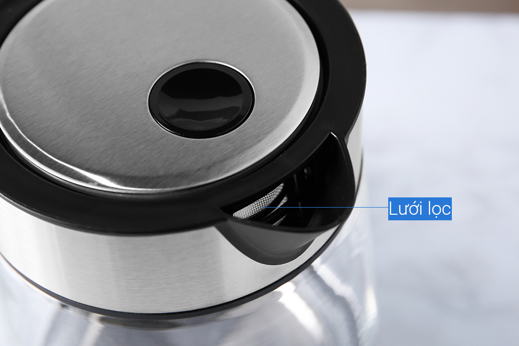 Ấm đun siêu tốc Hafele 1.7 lít T-602C (535.43.732) Màu Bạc