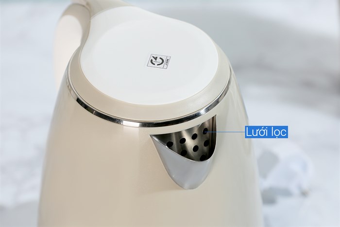 Bình đun siêu tốc BlueStone 1.5 lít KTB-3453 Kem Màu Kem