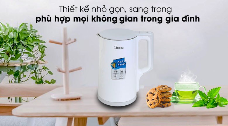 Bình đun siêu tốc Midea MK-17DW