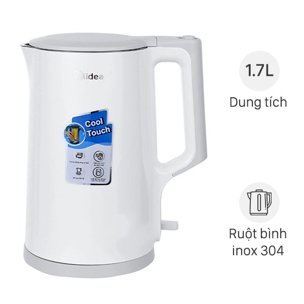 Bình đun siêu tốc Midea MK-17DW