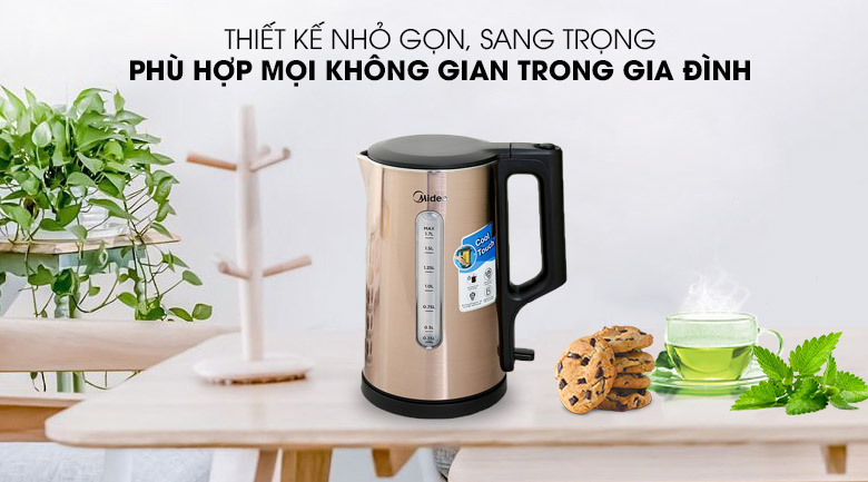 Bình đun siêu tốc Midea MK-317DW