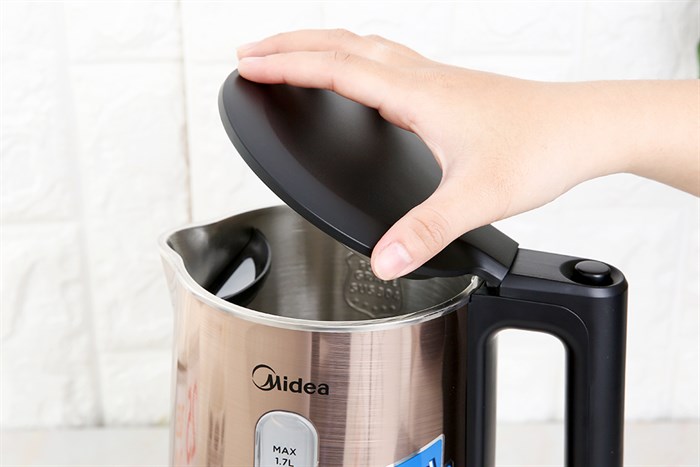 Bình đun siêu tốc Midea 1.7 lít MK-317DW Màu Nâu