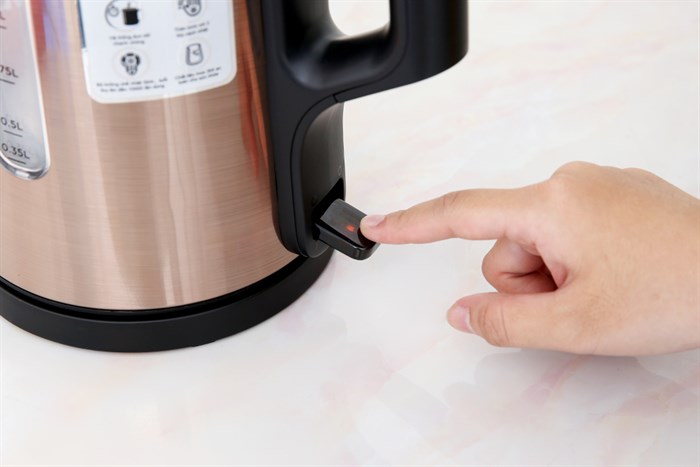 Bình đun siêu tốc Midea 1.7 lít MK-317DW Màu Nâu