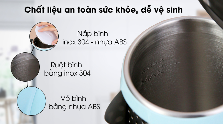 Bình đun siêu tốc Hommy 1.7 lít D1017