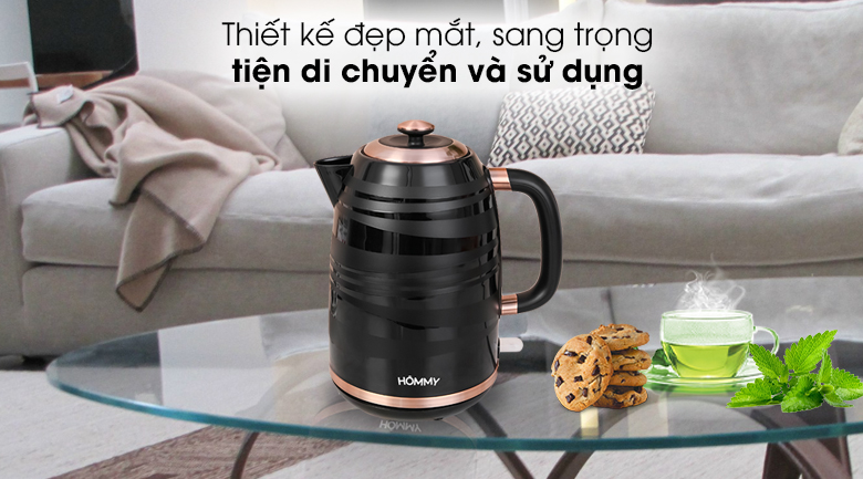 Bình đun siêu tốc Hommy 1.7 lit K512PN