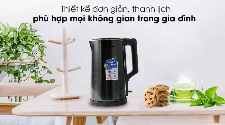 Bình đun siêu tốc Midea 1.7 lít MK-317DC