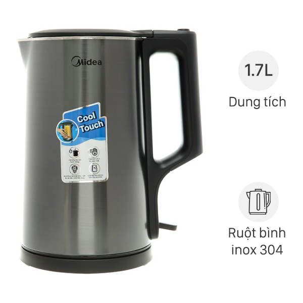 Bình đun siêu tốc Midea MK-317DC