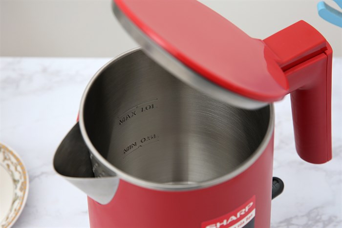 Bình đun siêu tốc Sharp 1 lít EKJ-10DVPS-RD Màu Đỏ đô