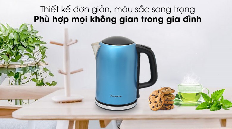 Bình đun siêu tốc Kangaroo 1.7 lít KG17K1