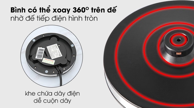 Ấm đun siêu tốc Kangaroo 1.7 lít KG17K1