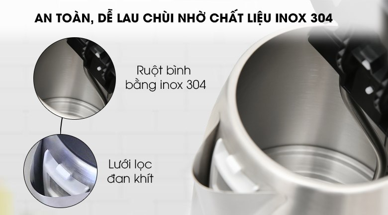 Bình đun siêu tốc Kangaroo 1.7 lít KG642