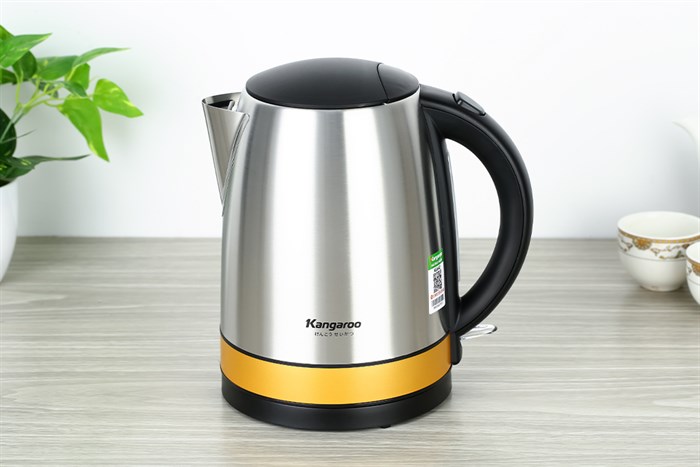 Bình đun siêu tốc Kangaroo 1.7 lít KG642 Màu Bạc