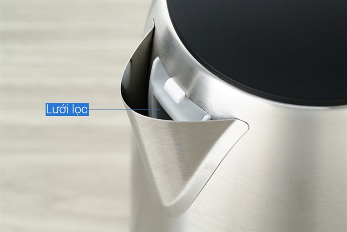 Bình đun siêu tốc Kangaroo 1.7 lít KG642 Màu Bạc