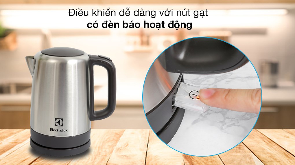 Bình đun siêu tốc Electrolux 1.7 lít EEK1505S