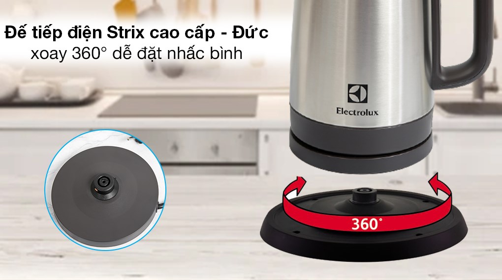 Bình đun siêu tốc Electrolux 1.7 lít EEK1505S