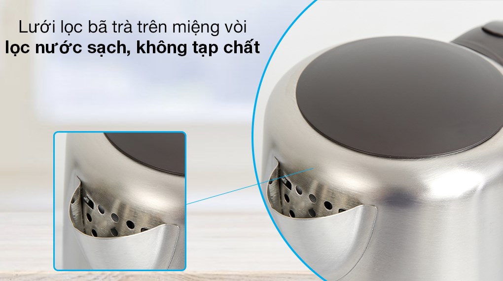 Bình đun siêu tốc Electrolux 1.7 lít EEK1505S