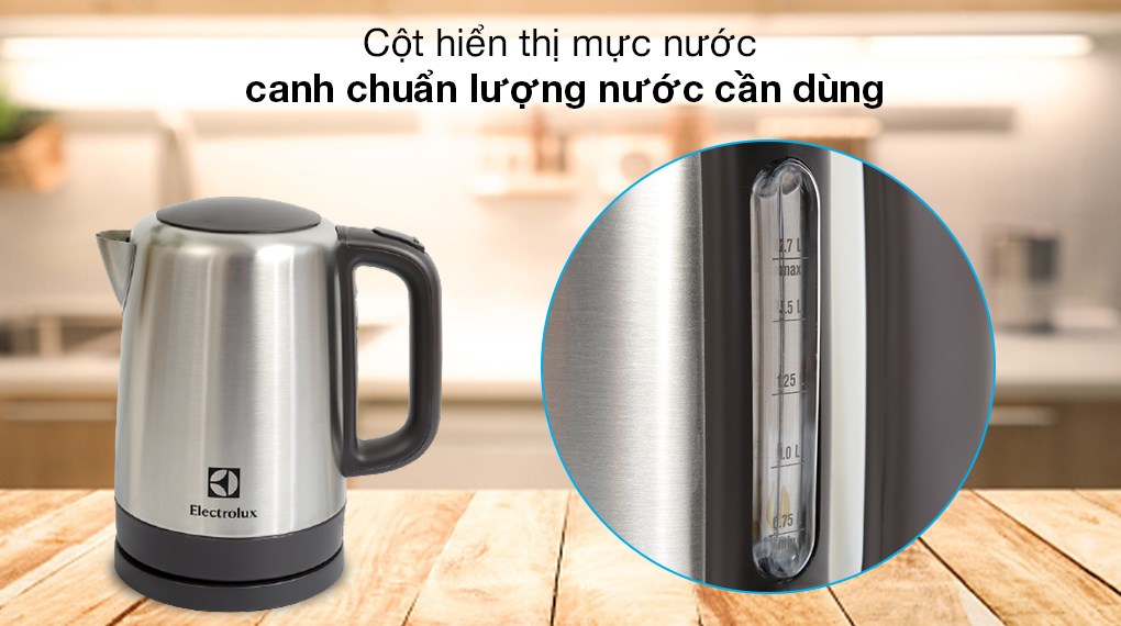 Bình đun siêu tốc Electrolux 1.7 lít EEK1505S