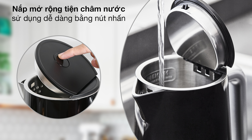 Bình đun siêu tốc Tefal 1.7 lít KO850810