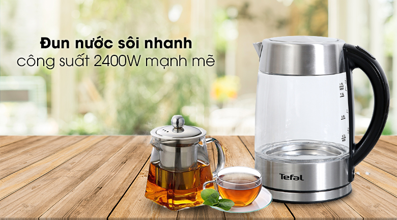 Nấu nhanh sôi - Bình đun siêu tốc Tefal KI772D38