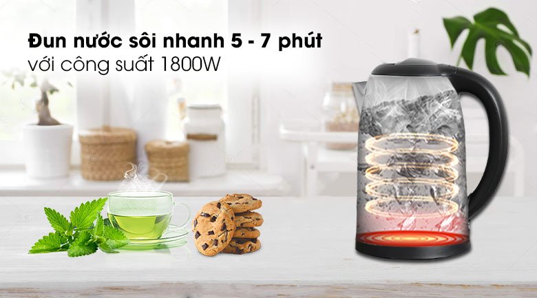 Công suất Bình đun siêu tốc Tefal KI800D68