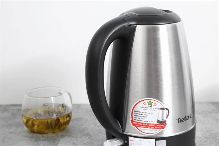 Bình đun siêu tốc Tefal 1.7 lít KI800D68 Màu Trắng - Đen