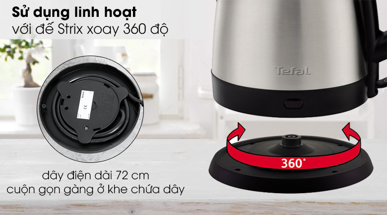 Đế Bình đun siêu tốc Tefal KI431D10