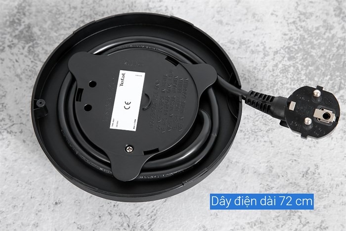 Bình đun siêu tốc Tefal 1.2 lít KI431D10 Màu Trắng - Đen