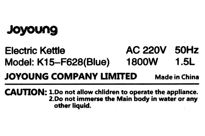 Bình đun siêu tốc Joyoung 1.5 lít K15-F628 Màu Xanh ngọc