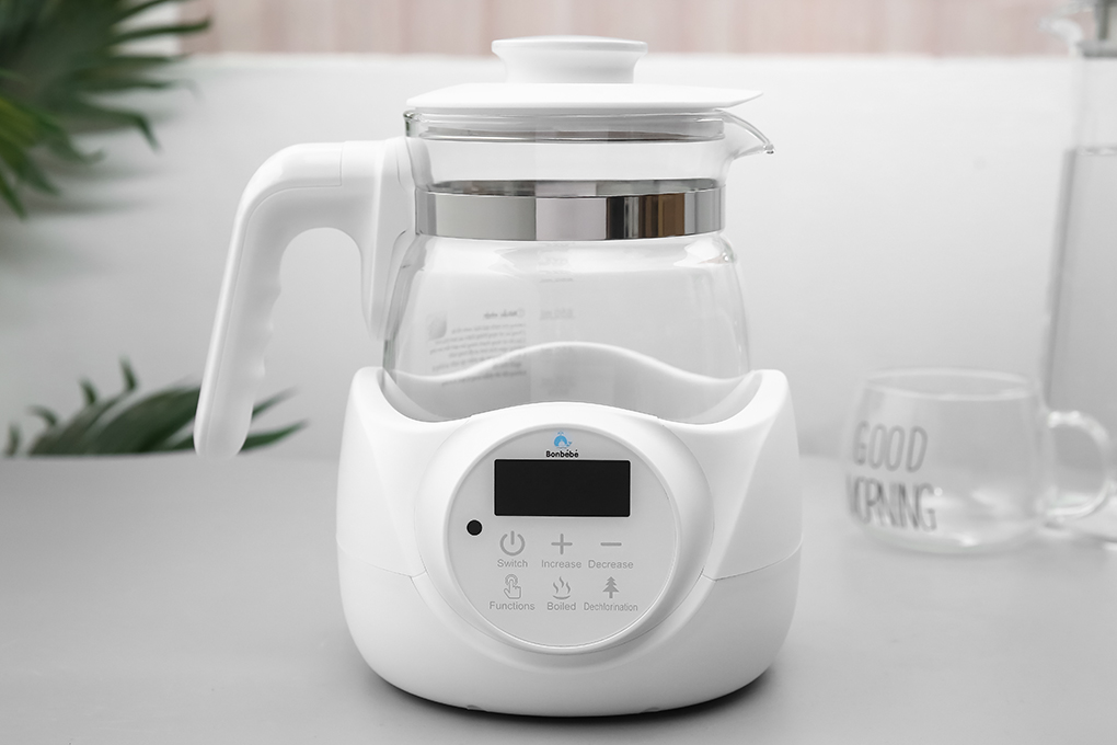 Bình đun nước pha sữa Bonbébé 1 lít BB-06 Màu Trắng