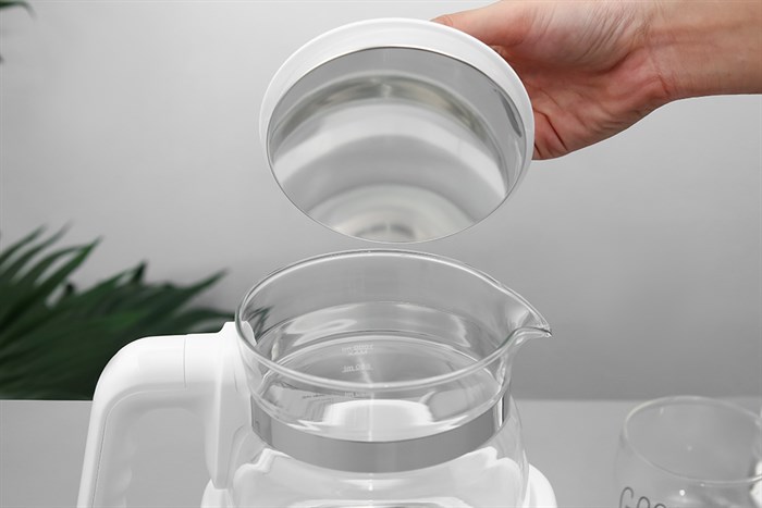 Bình đun nước pha sữa Bonbébé 1 lít BB-06 Màu Trắng