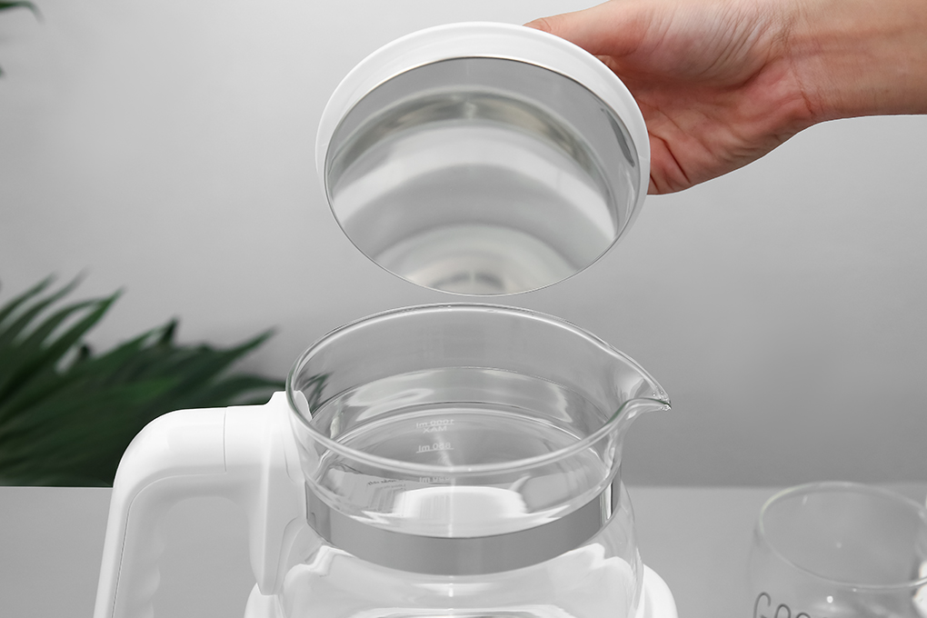 Bình đun nước pha sữa Bonbébé 1 lít BB-06 Màu Trắng