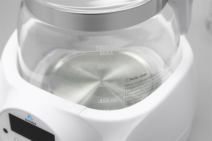 Bình đun nước pha sữa Bonbébé 1 lít BB-06 Màu Trắng