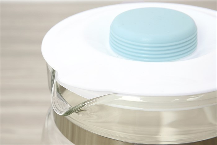 Bình đun nước pha sữa Bonbébé 1.2 lít BB-41 Màu Trắng - Xanh