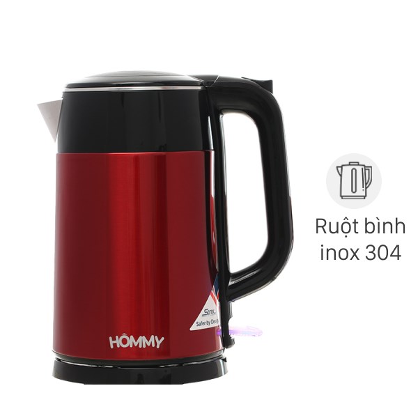 Bình đun siêu tốc Hommy 1.7 lít HB-3251