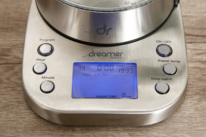 Bình đun siêu tốc thông minh Dreamer 1.7 lít DK-S17D Màu Bạc