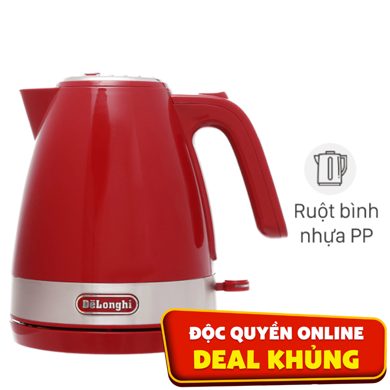Bình đun siêu tốc Delonghi 1 lít KBLA2000.R
