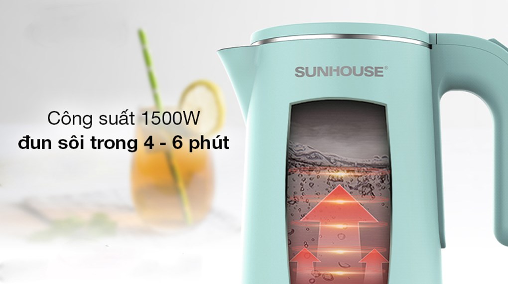 Bình đun siêu tốc Sunhouse 1.8 lít SHD1351