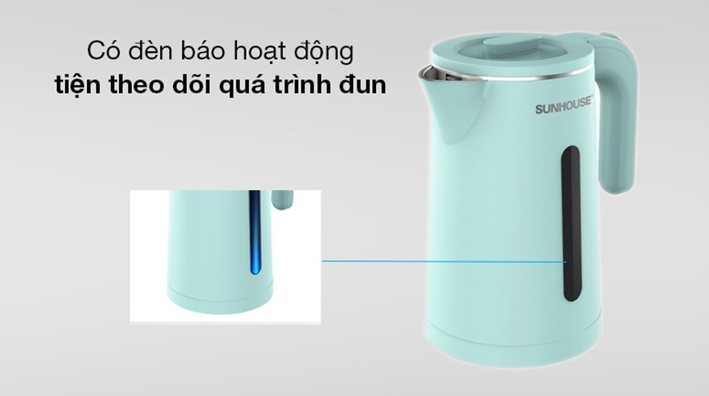 Bình đun siêu tốc Sunhouse 1.8 lít SHD1351