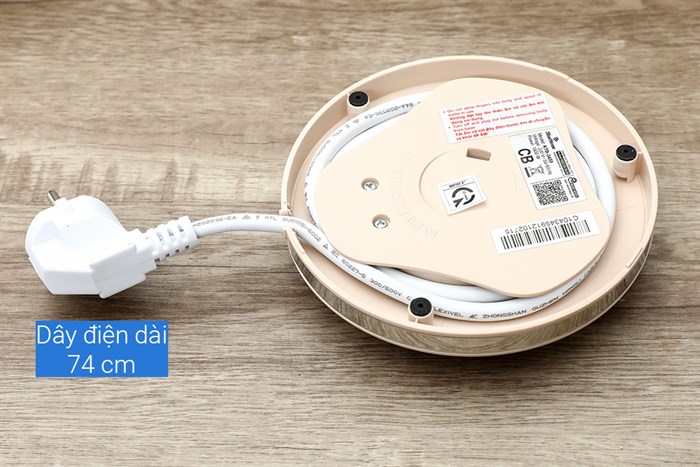 Bình đun siêu tốc BlueStone 1.7 lít KTB-3459 Màu Nâu nhạt