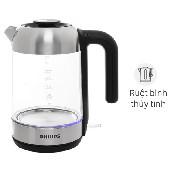 Bình đun siêu tốc Philips 1.7 lít HD9339/80