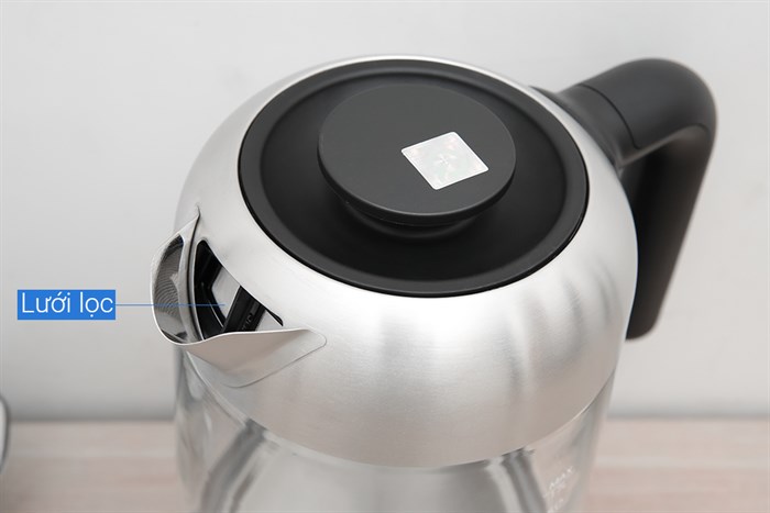 Bình đun siêu tốc Philips 1.7 lít HD9339/80 Màu Đen - Bạc