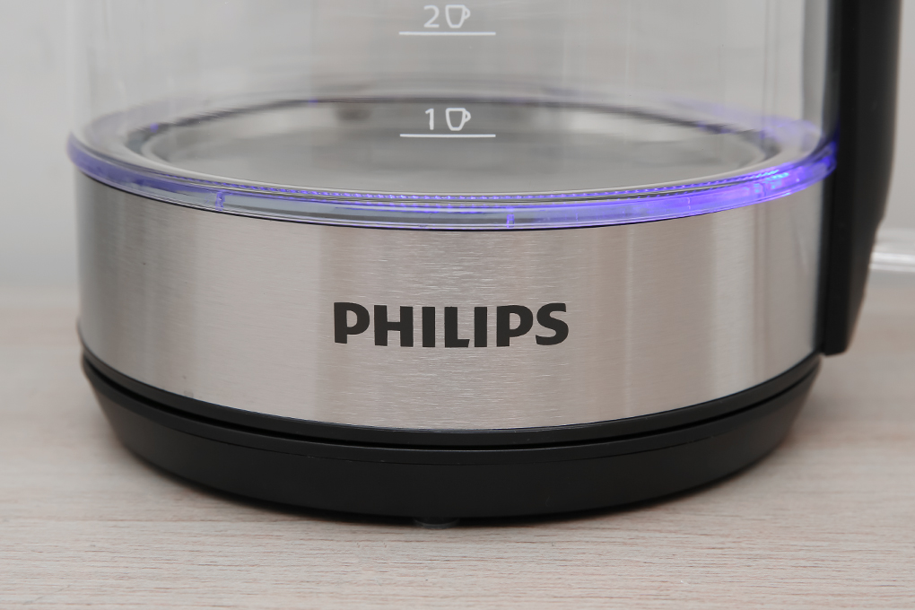 Bình đun siêu tốc Philips 1.7 lít HD9339/80 Màu Đen - Bạc
