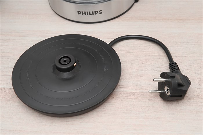 Bình đun siêu tốc Philips 1.7 lít HD9339/80 Màu Đen - Bạc