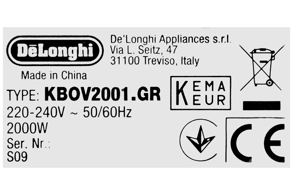 Bình đun siêu tốc Delonghi 1.7 lít KBOV2001.GR Màu Xanh rêu