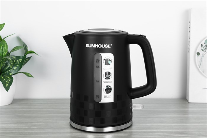 Bình đun siêu tốc Sunhouse 1.7 lít SHD1306 Màu Đen