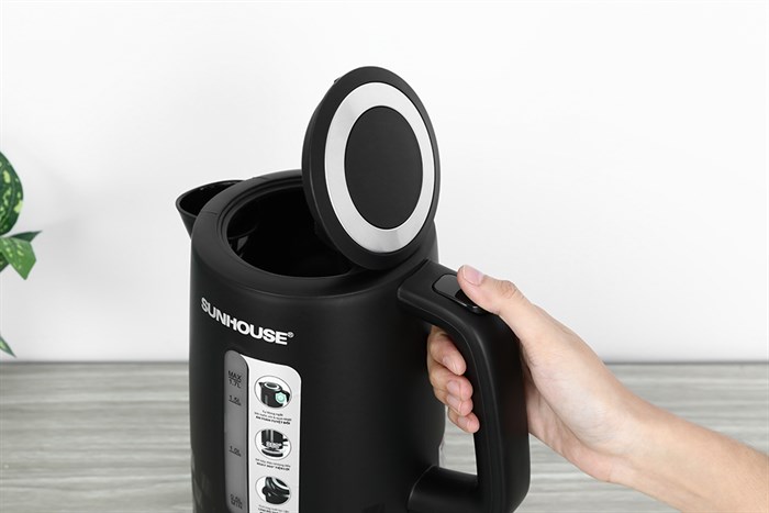 Bình đun siêu tốc Sunhouse 1.7 lít SHD1306 Màu Đen