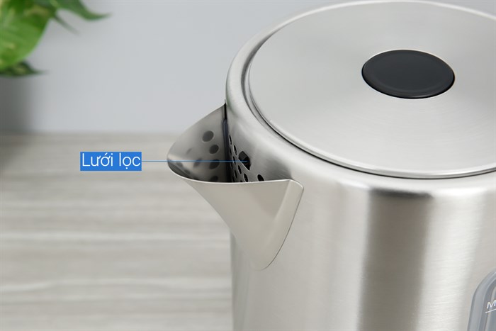 Bình đun siêu tốc Panasonic 1.7 lít NC-K301SRA Màu Inox