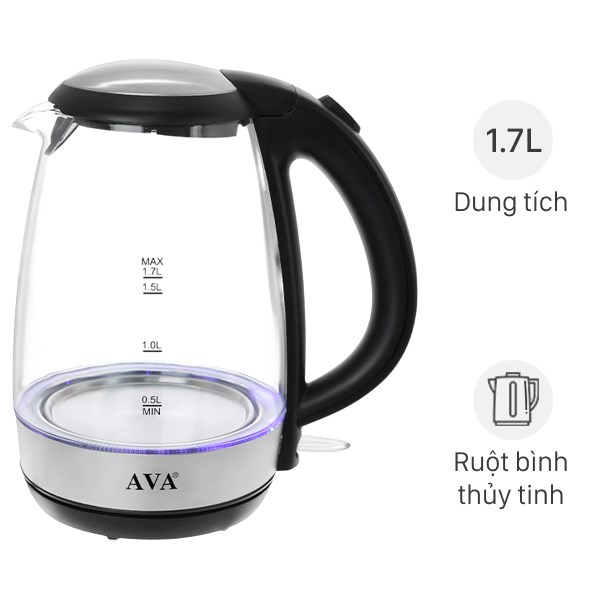 AVA KEGS5801B-GS 1.7 lít