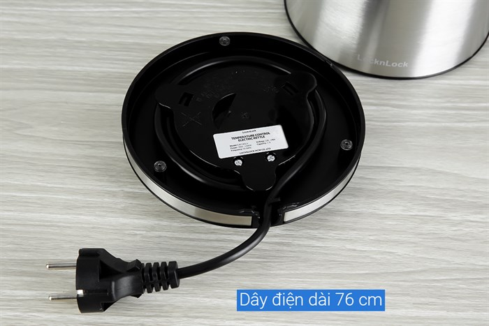 Bình đun siêu tốc Lock&Lock 1.7 lít EJK136SLV Màu Bạc