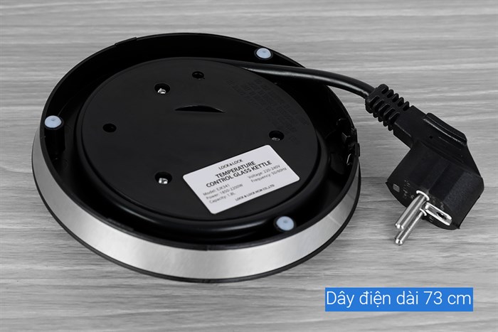 Bình đun siêu tốc Lock&Lock 1.8 lít EJK341 Màu Bạc